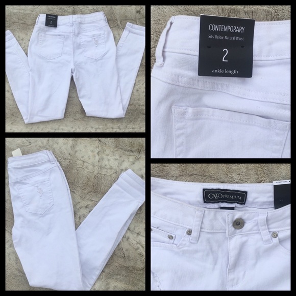 cato white jeans